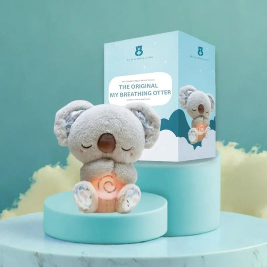 Breathing Plush Toy for Anxiety Relief – Calming Stuffed Animal for Sleep, Kids & Adults