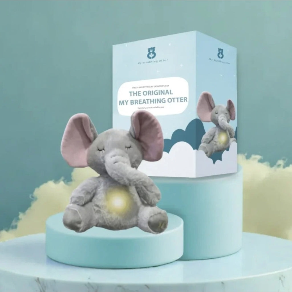 Breathing Plush Toy for Anxiety Relief – Calming Stuffed Animal for Sleep, Kids & Adults
