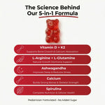 Strawberry Bone Growth Gummies for Teens