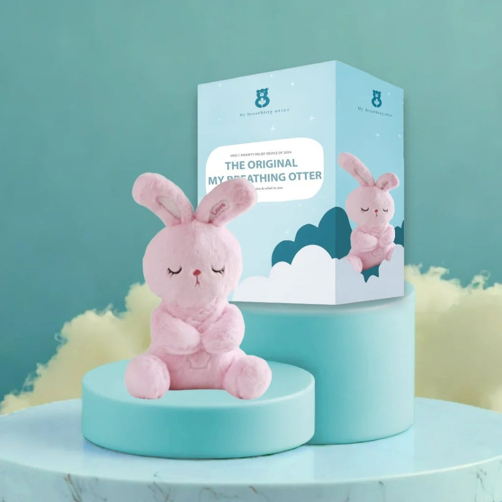 Breathing Plush Toy for Anxiety Relief – Calming Stuffed Animal for Sleep, Kids & Adults