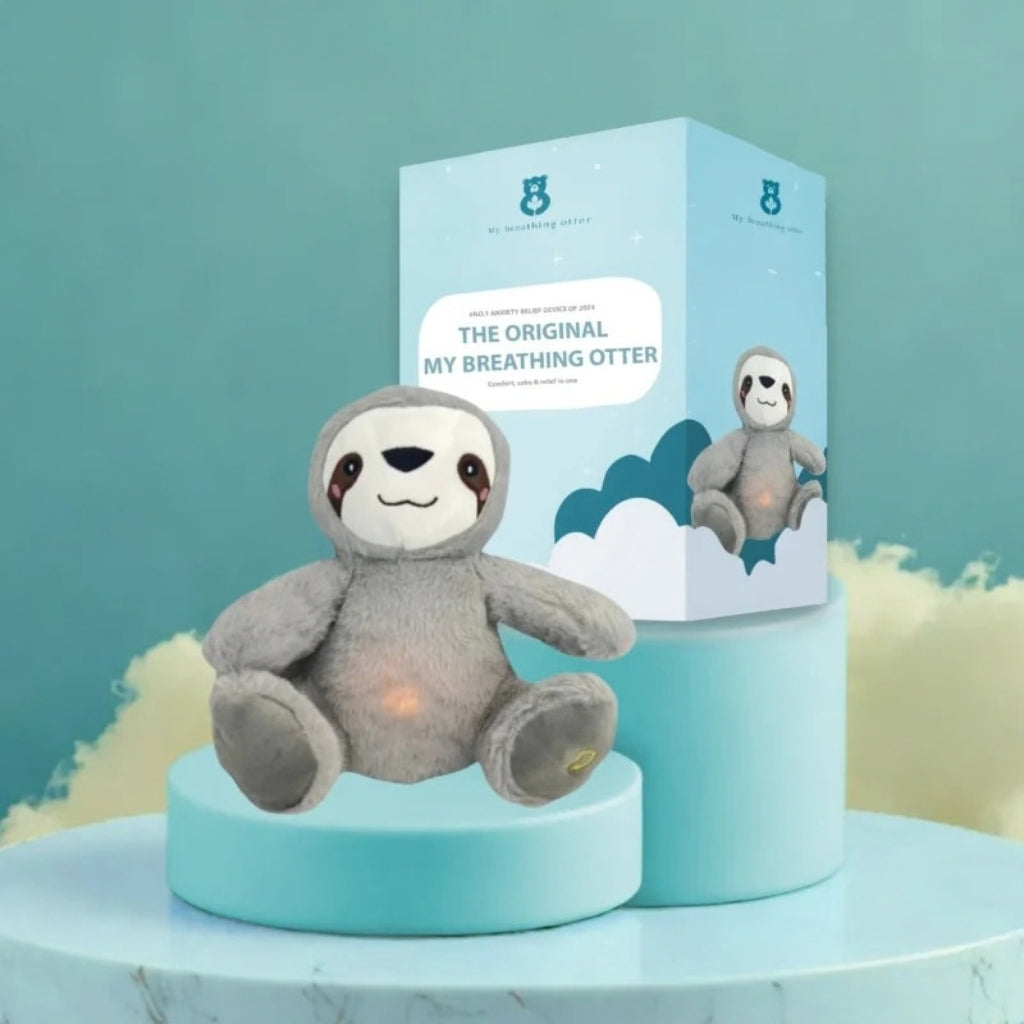 Breathing Plush Toy for Anxiety Relief – Calming Stuffed Animal for Sleep, Kids & Adults