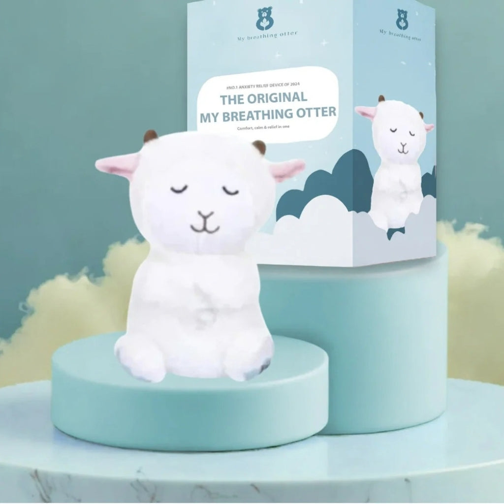 Breathing Plush Toy for Anxiety Relief – Calming Stuffed Animal for Sleep, Kids & Adults