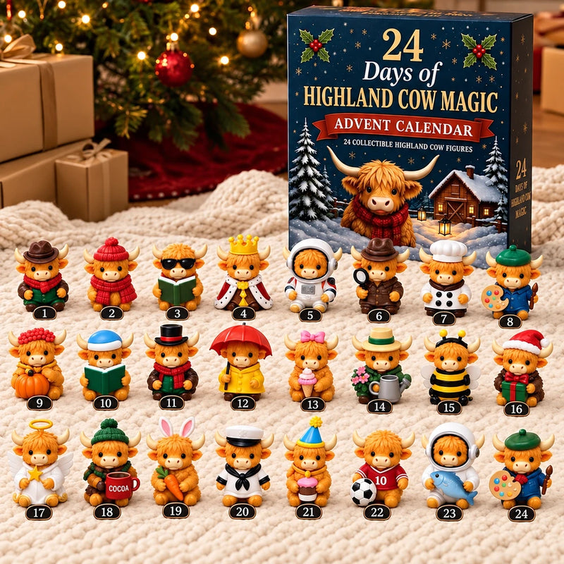 Highland Cow Advent Calendar