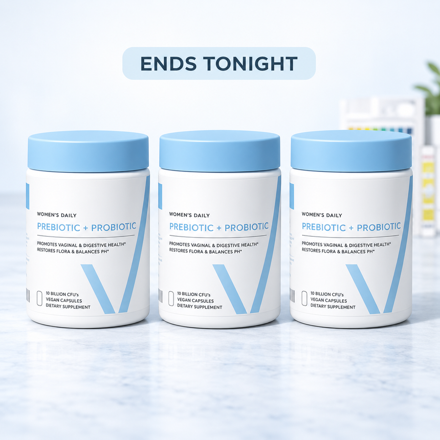 Women’s Daily Prebiotic + Probiotic – 10 Billion CFU | Digestive & Feminine Wellness Support