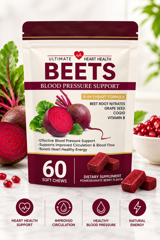 Beetroot Chew Supplement for Daily Energy & Support
