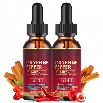 Cayenne Pepper Liquid Drops – Advanced Circulation & Daily Wellness Support
