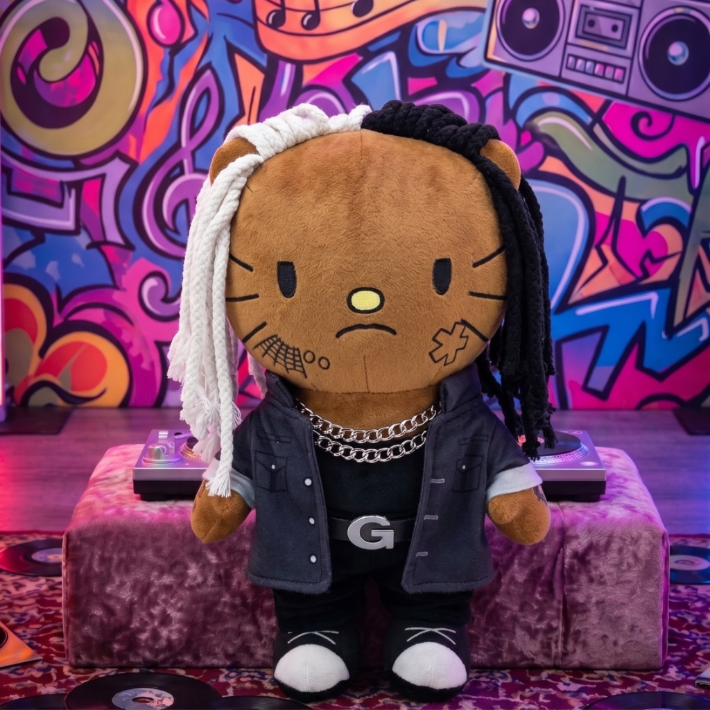 Hello Kitty Pop & Rap Artist Plushie| Limited Edition Viral Collectors Plush