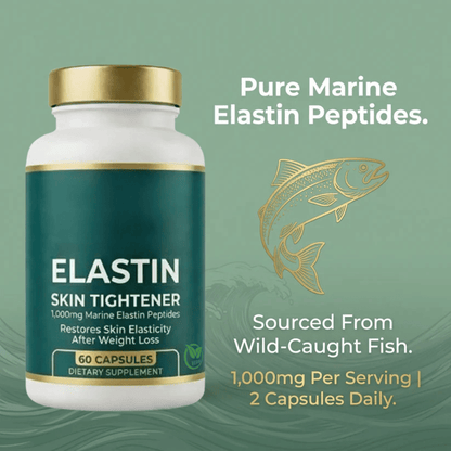 Marine Elastin Peptides Supplement – Skin Elasticity Support