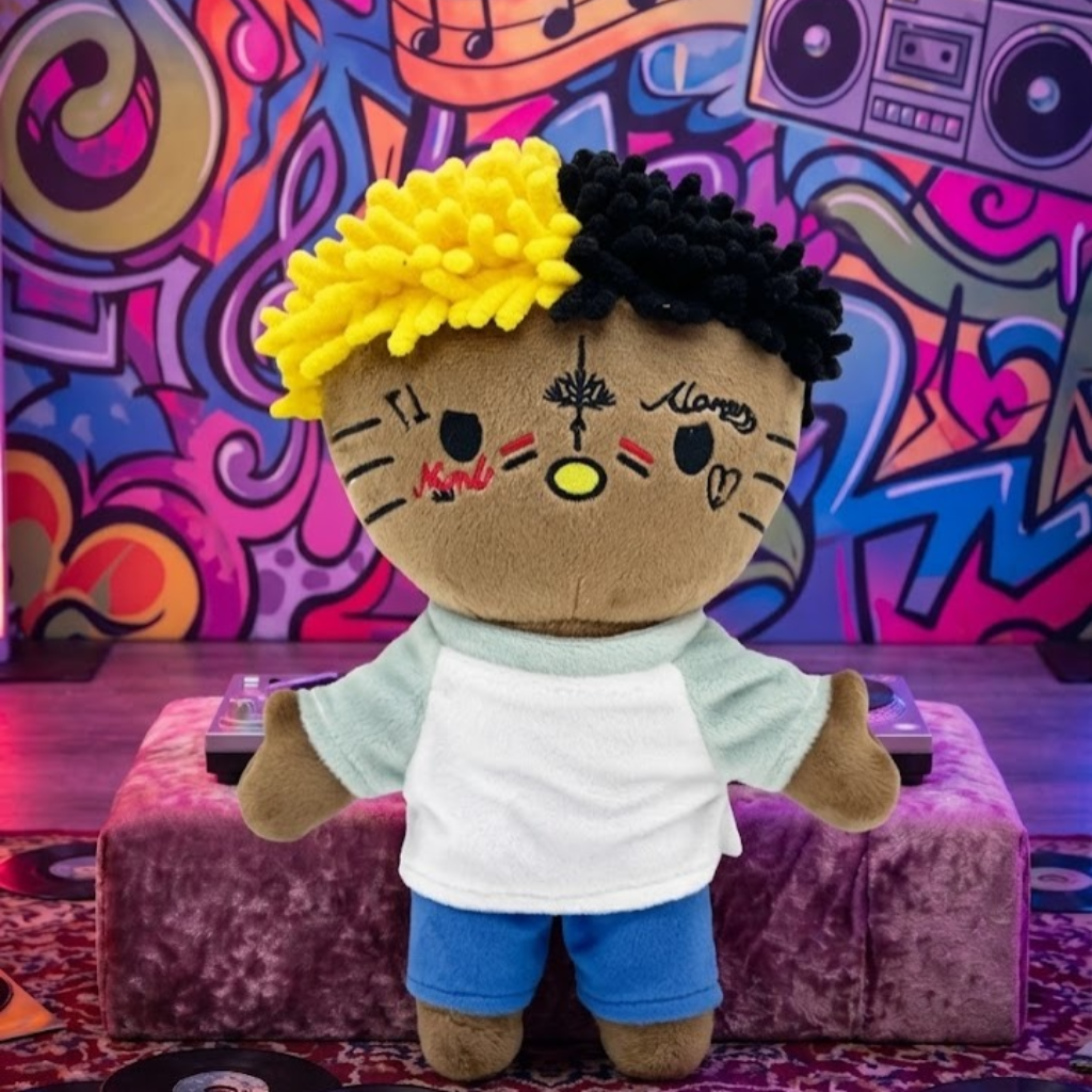 Hello Kitty Pop & Rap Artist Plushie| Limited Edition Viral Collectors Plush