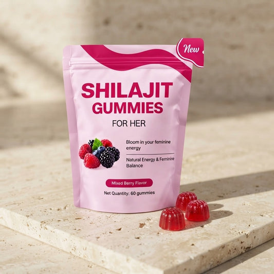 Shilajit Gummies for Her Energy Mood and Vitality