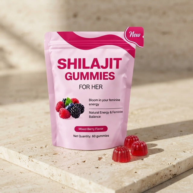 Shilajit Gummies for Her Energy Mood and Vitality