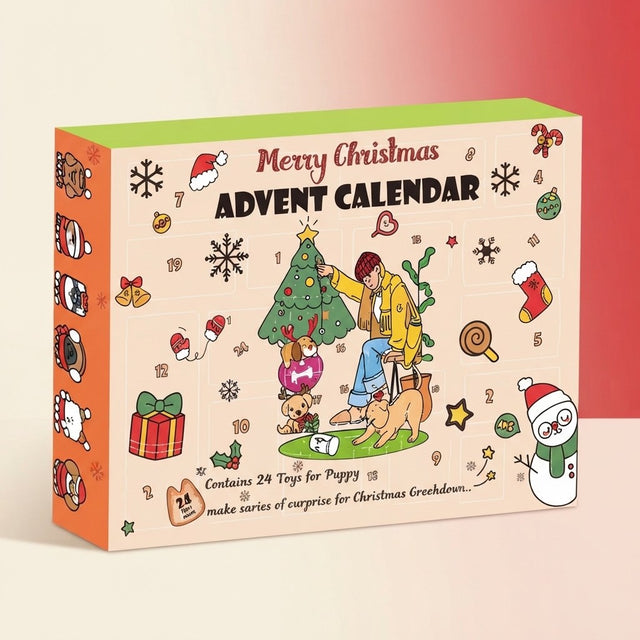 Christmas Advent Calender Gift for Dogs | Christmas Holiday Season