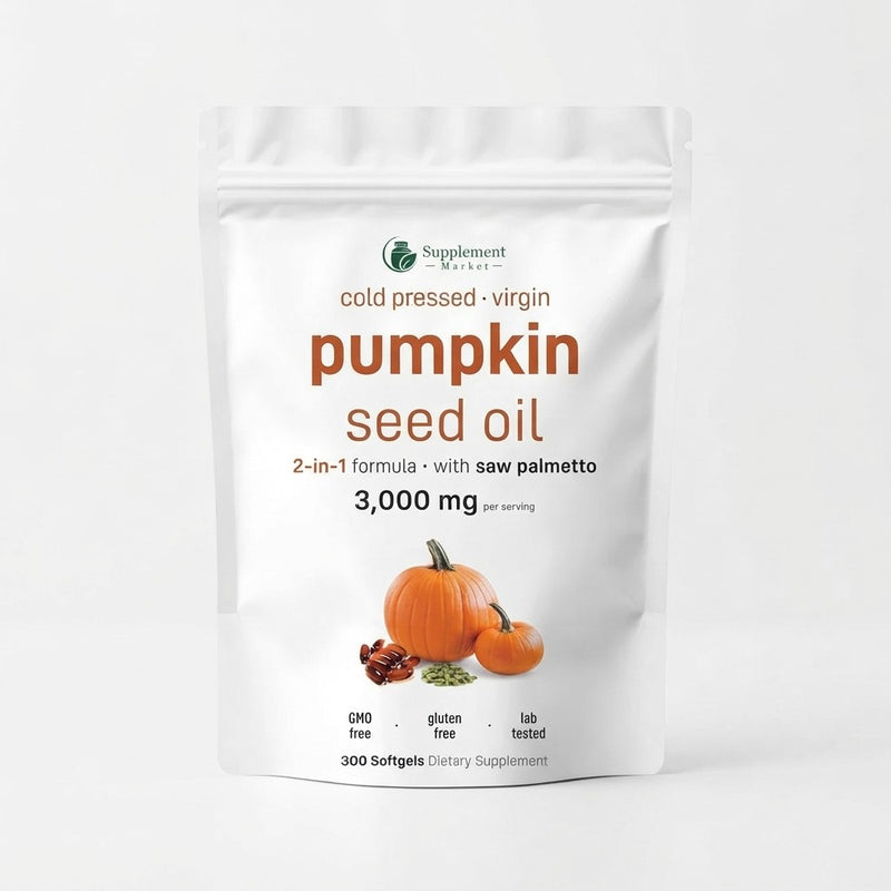 Pumpkin Seed Oil Softgels for Hair Wellness