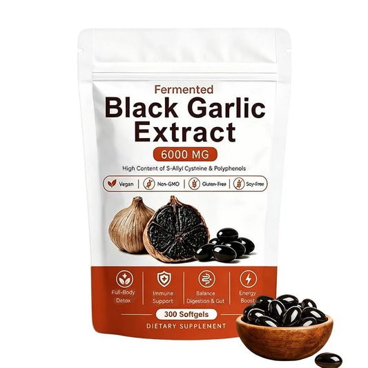 Fermented Black Garlic Extract 6000mg Softgels